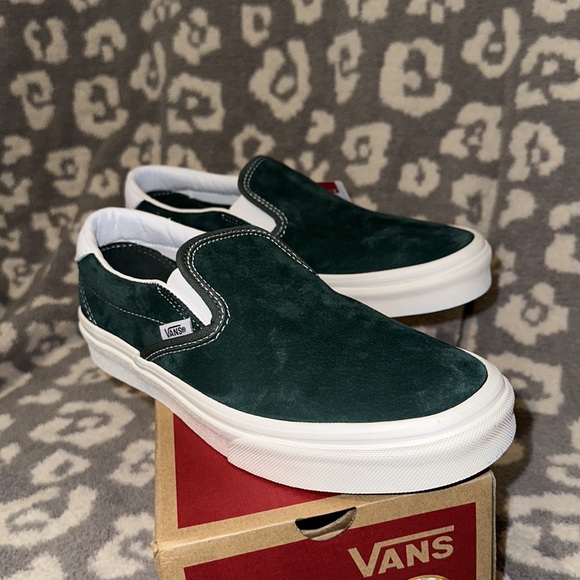 New Vans Slip-On 59  in Jungle Green & Snow White 😍 - Picture 10 of 17